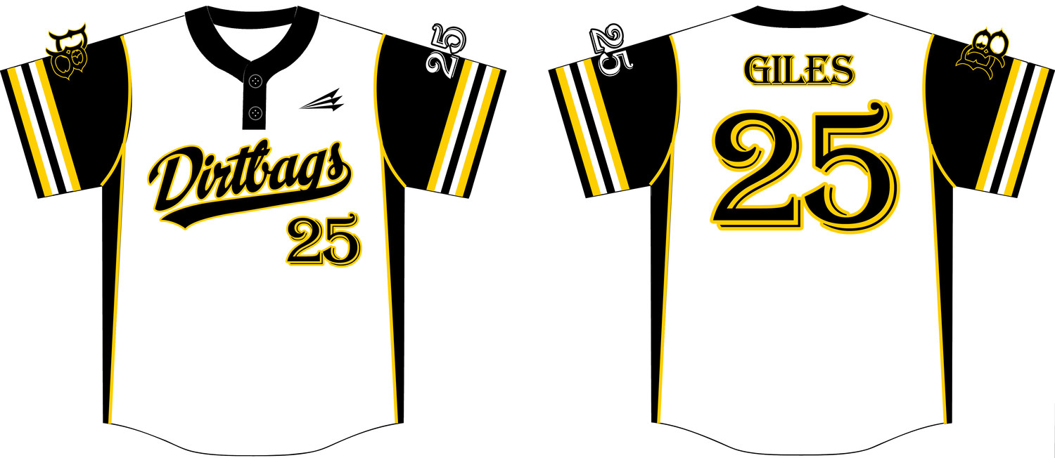 Quincy Dirtbags Custom Hexaflex Baseball Jersey #J3B