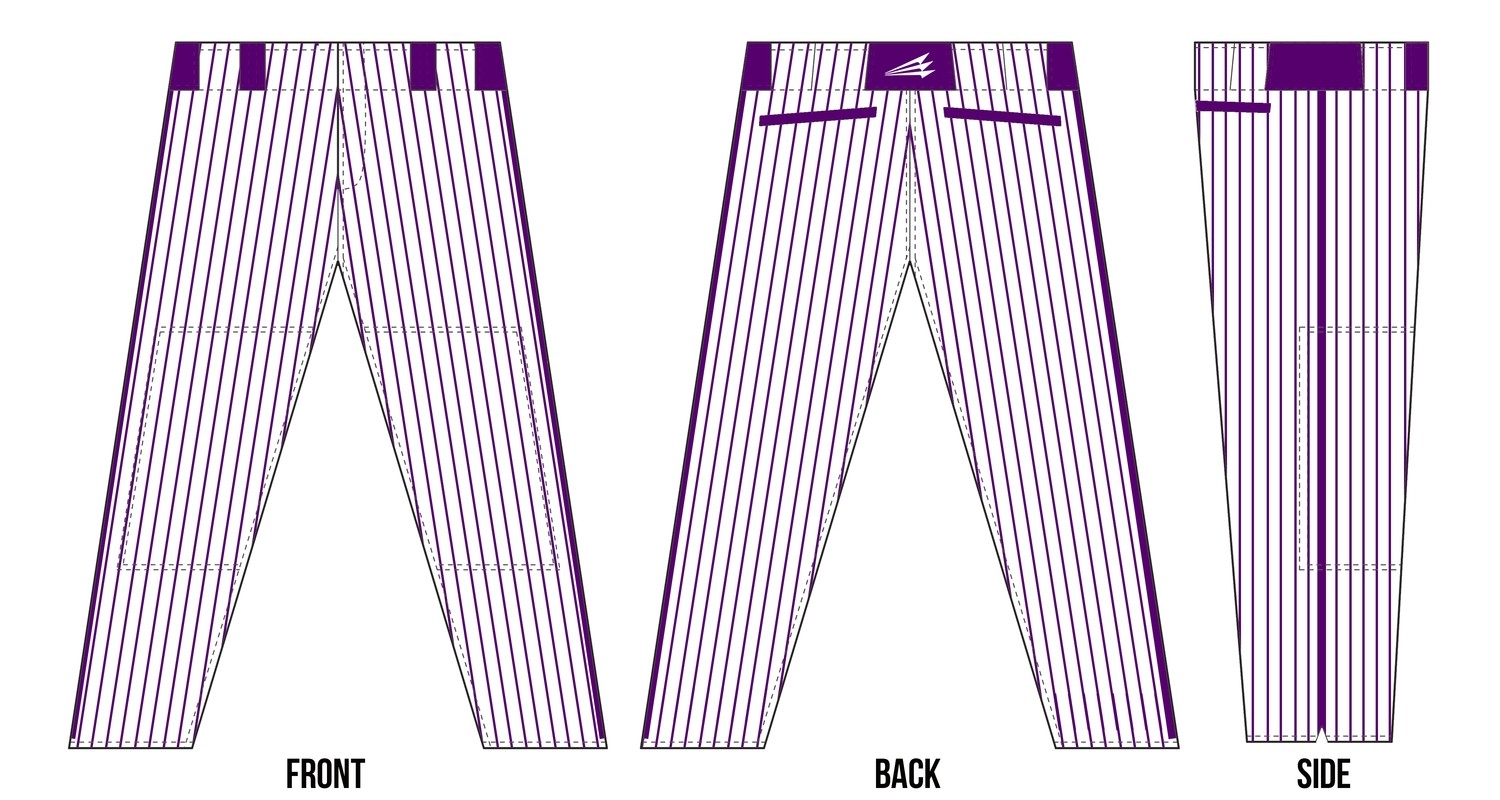 Hattiesburg Tigers Baseball Custom Pants #1B