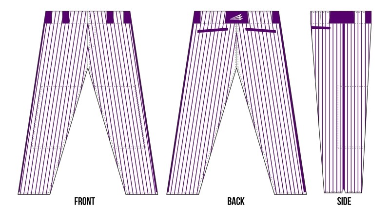 Hattiesburg Tigers Baseball Custom Pants #1B