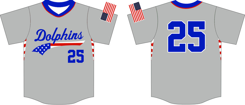 Lynn Haven Dolphins Custom Hexaflex Baseball Jersey #J1C