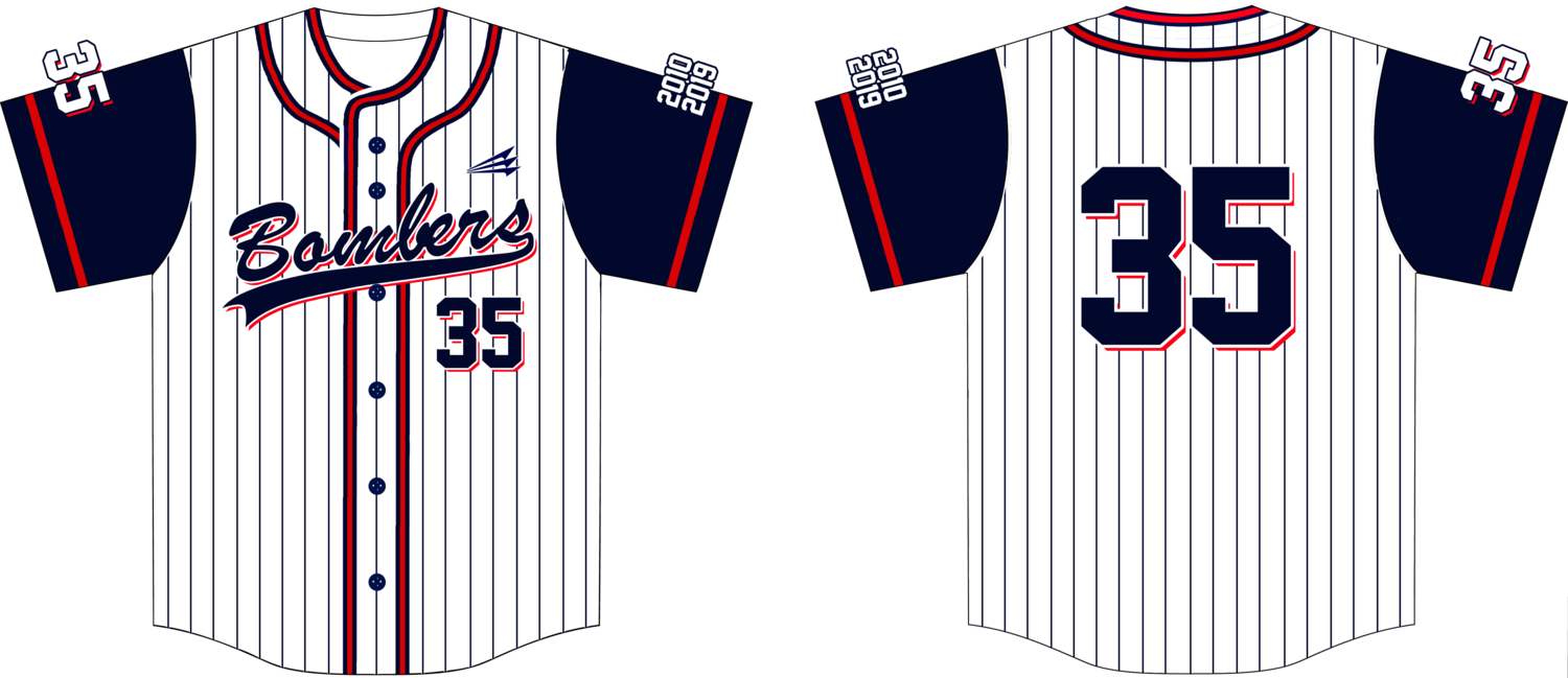 Delaware Bombers Custom Hexaflex Baseball Jersey #J3D