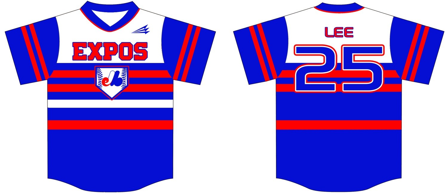 Mississippi Expos Custom Baseball Jersey Design #2b