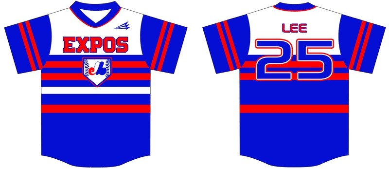 Mississippi Expos Custom Baseball Jersey Design #2b