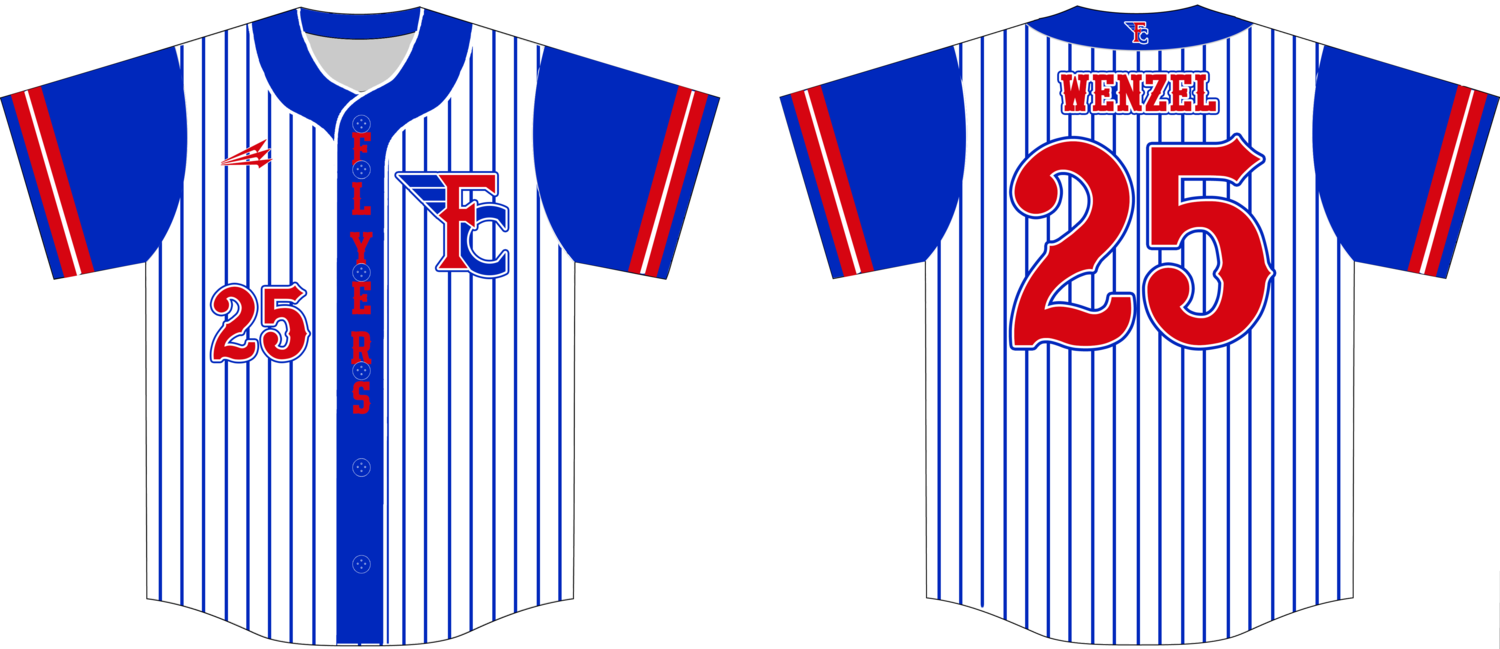 Full Count Flyers Custom HexaFlex Baseball Jersey #J1