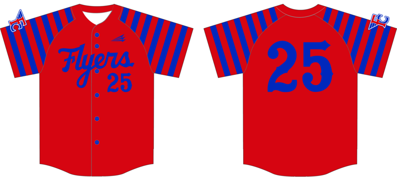 Full Count Flyers Custom HexaFlex Baseball Jersey #J3