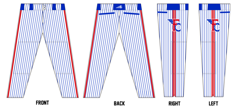 Full Count Flyers Custom Stacheman Elite Long Baseball Pants  #BP1