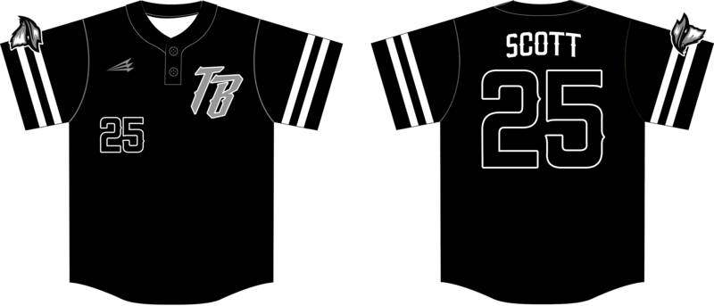 Tulsa Bandits Custom NanoDri Baseball Jersey #J1B