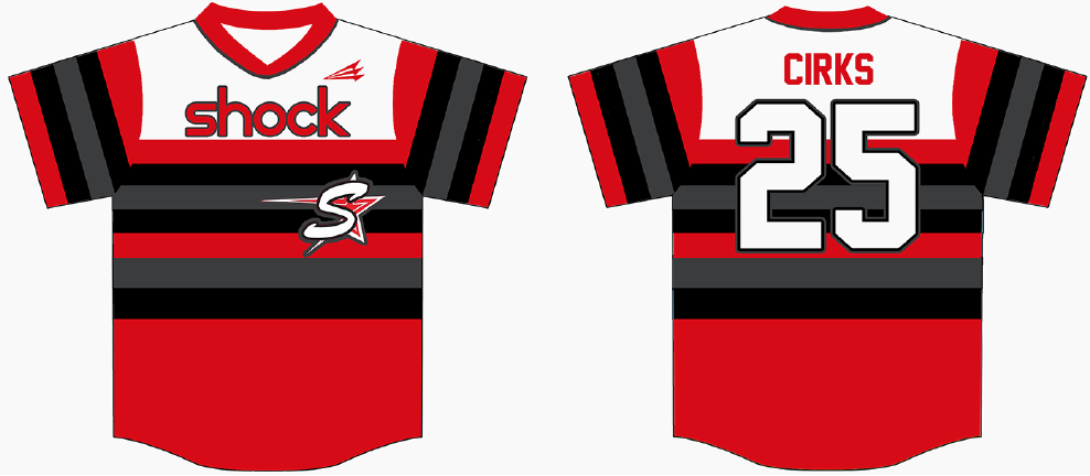 Schererville Shock Custom HexaFlex Baseball Jersey #J4