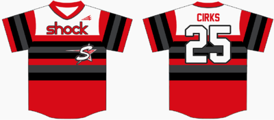 Schererville Shock Custom HexaFlex Baseball Jersey #J4