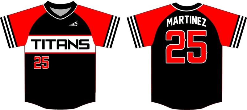 Titans Baseball Custom Jersey (Martinez)