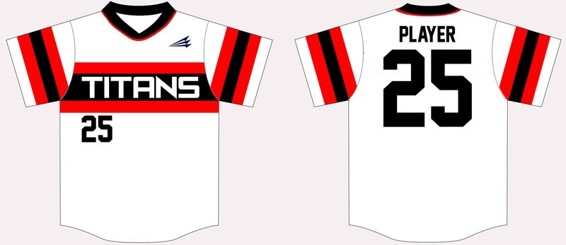 Titans Baseball Custom Jersey (Martinez)