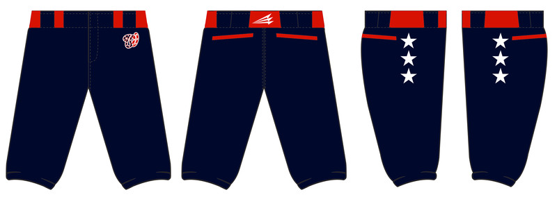 Wheeling Nationals Stacheman Elite Custom Knicker Pants #BP1