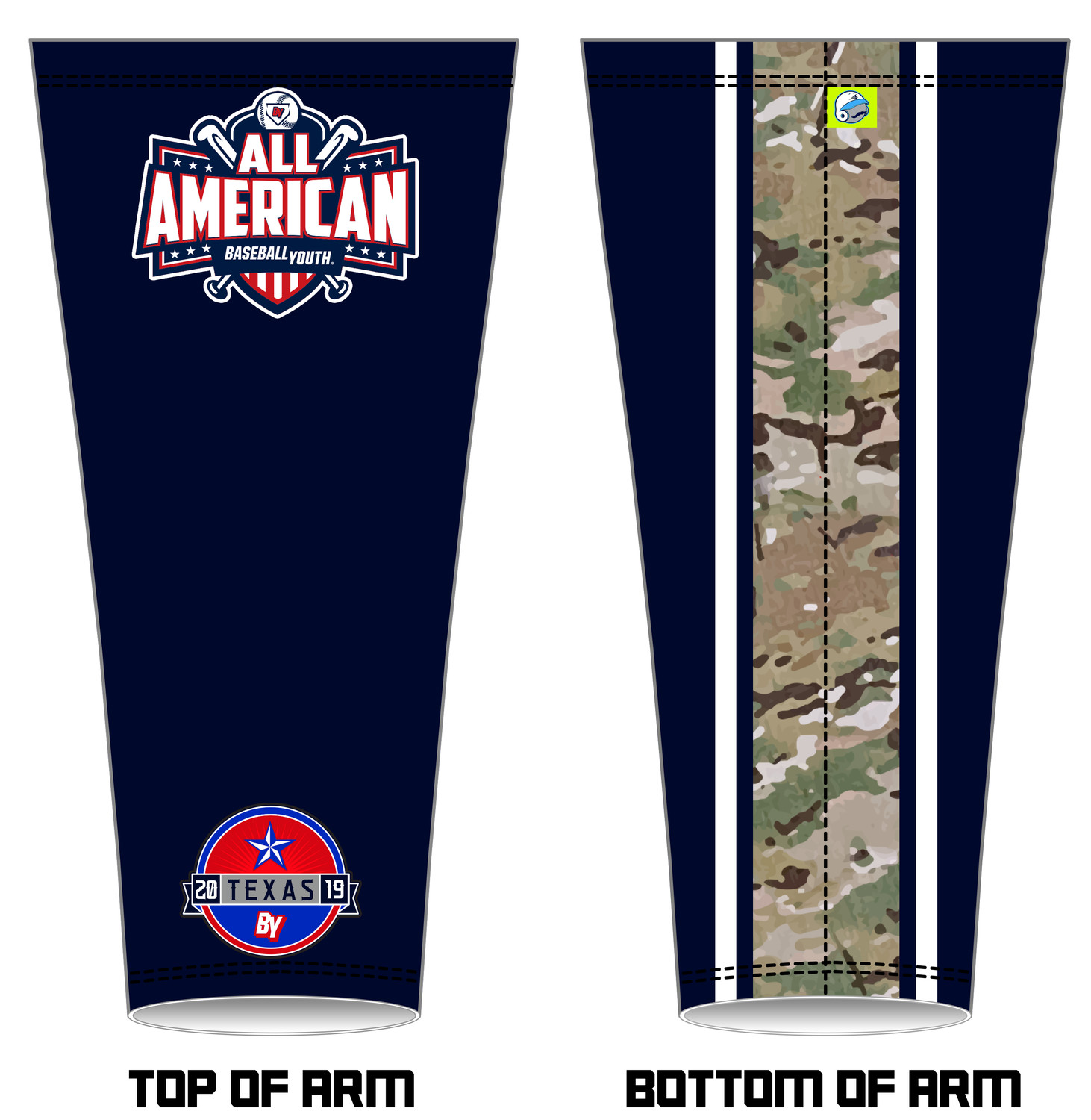 Baseball Youth All-Americans Texas 2019 Arm Sleeve AS2