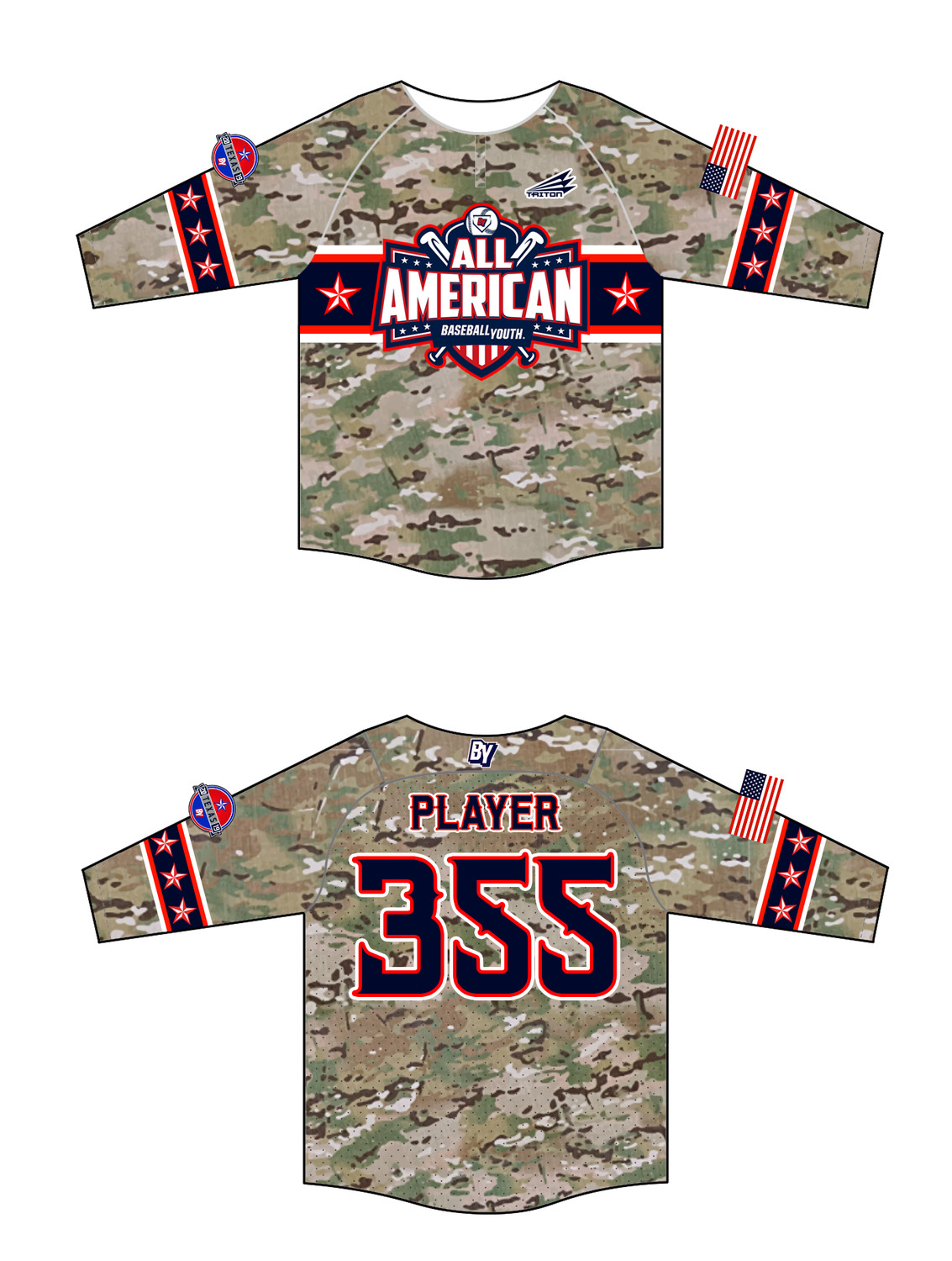 Baseball Youth All-Americans Texas 2019 BP Jacket BPJ1