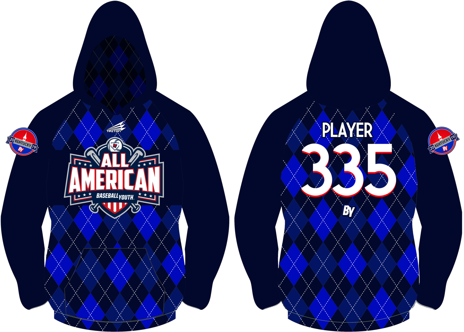 Baseball Youth All-Americans Kentucky 2019 Vulcan Hoodie VH2