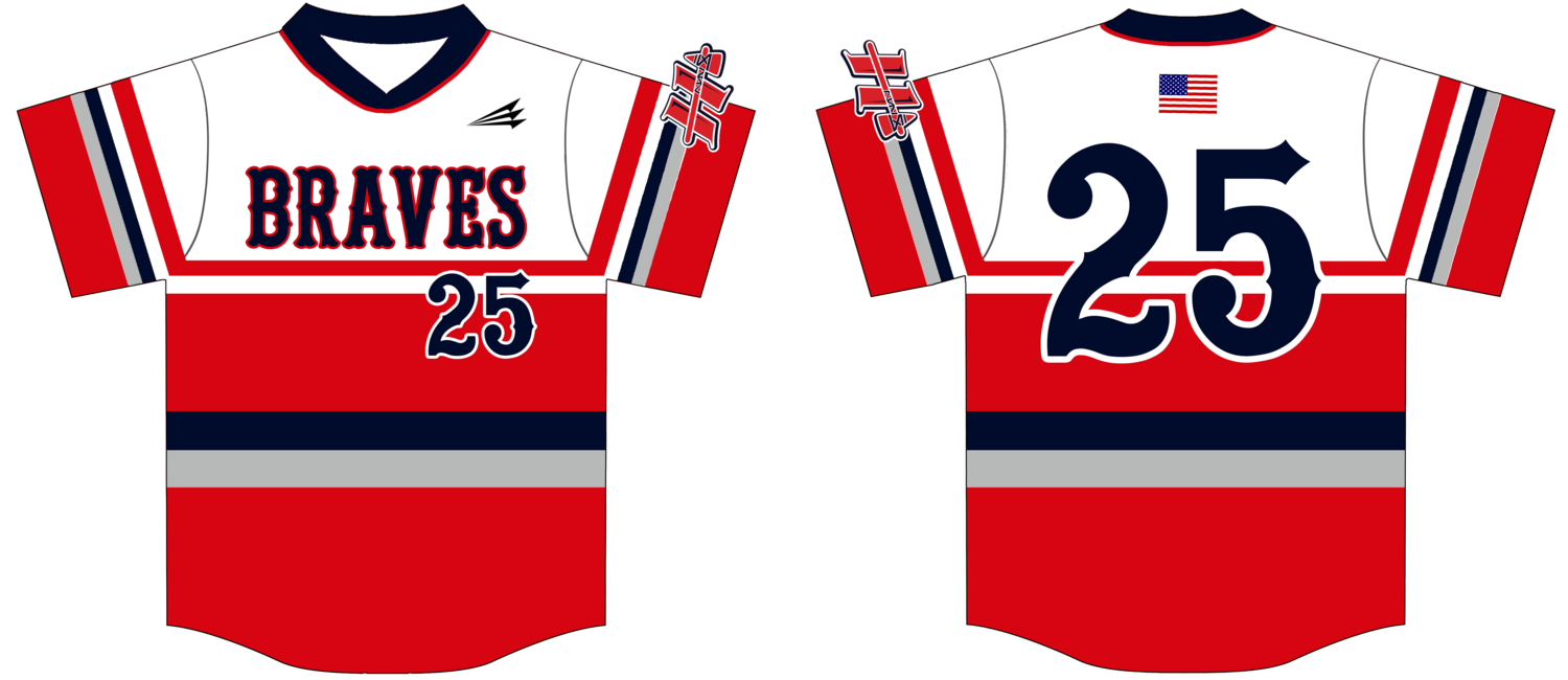 Hobgood Braves Custom HexaFlex Baseball Jersey #J10