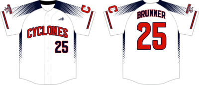 Central Ohio Cyclones Custom Hexaflex Baseball Jersey #J9A
