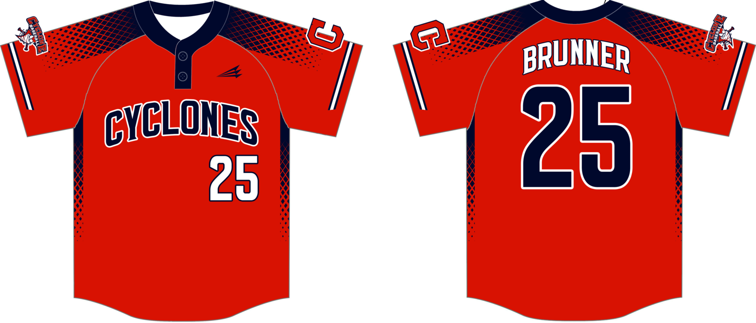 Central Ohio Cyclones Custom Hexaflex Baseball Jersey #J9C