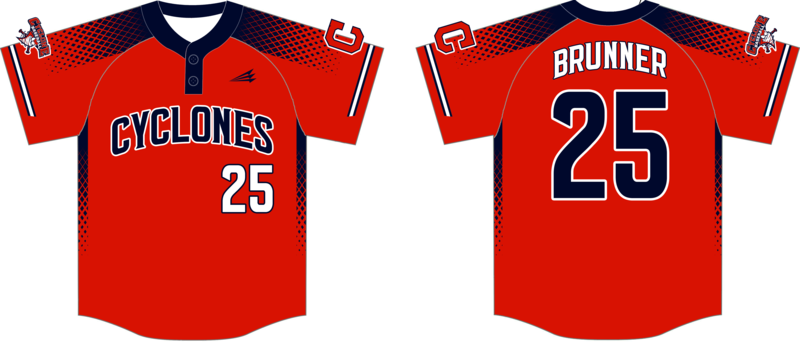 Central Ohio Cyclones Custom Hexaflex Baseball Jersey #J9C