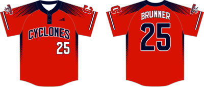 Central Ohio Cyclones Custom Hexaflex Baseball Jersey #J9C