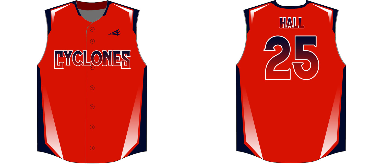 Central Ohio Cyclones Custom Hexaflex Baseball Jersey #J12B