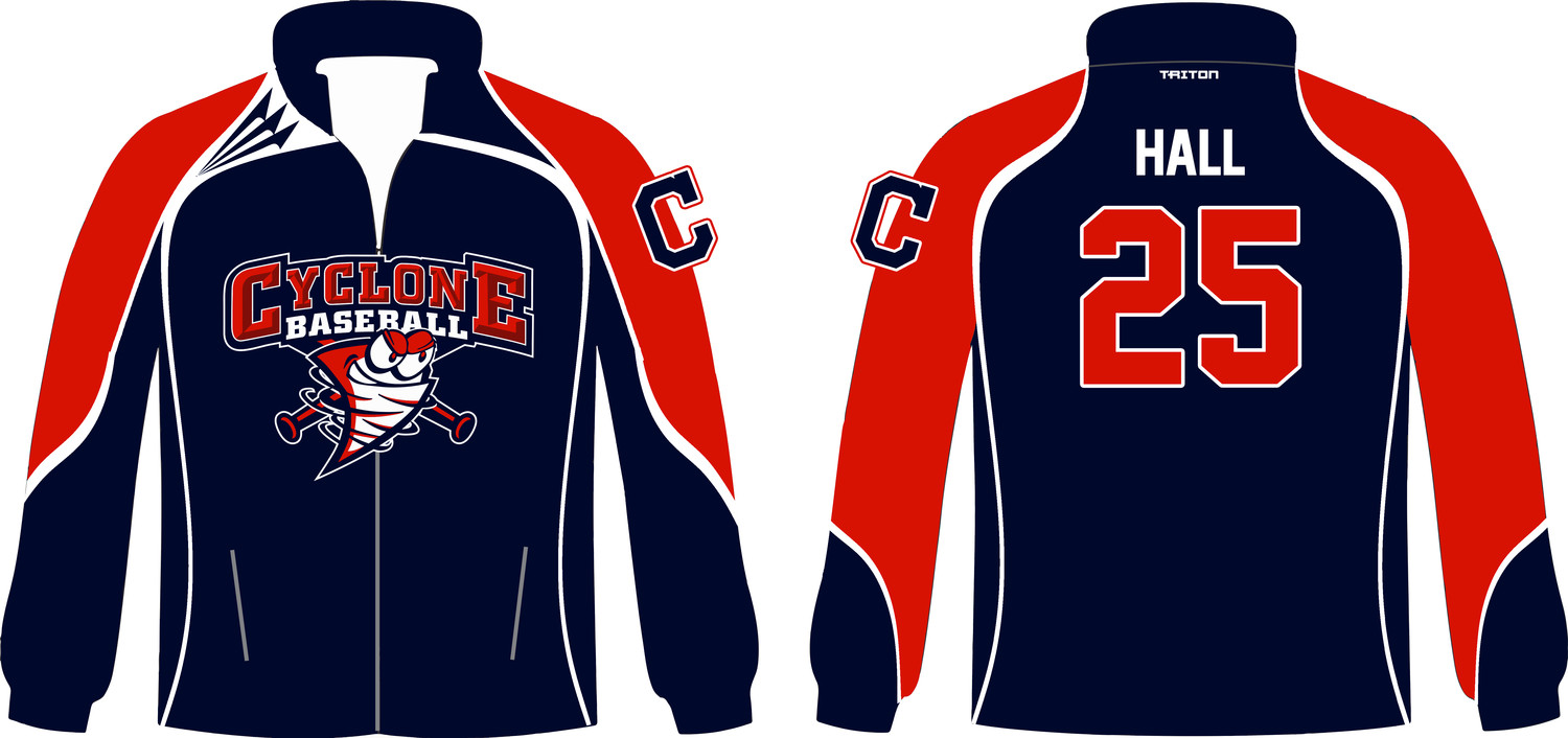 Central Ohio Cyclones Baseball Custom Crusader Jacket #CJ1