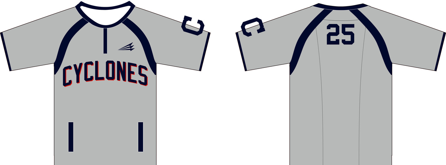 Central Ohio Cyclones Baseball Custom Clutch Cage Jacket #CC7