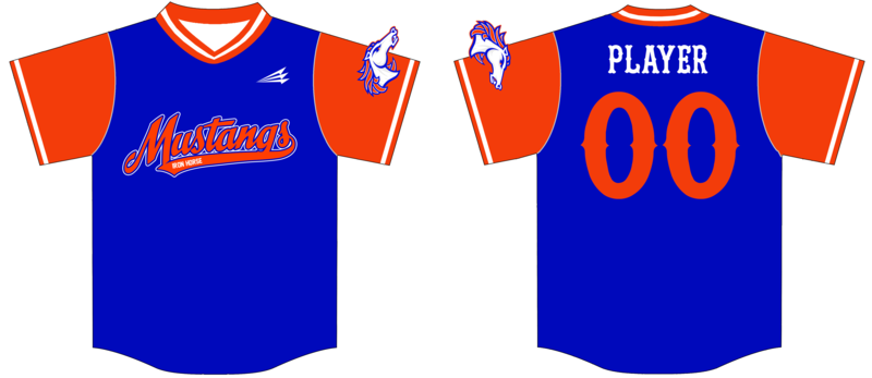 Iron Horse Mustangs Custom HexaFlex Baseball Jersey #J1