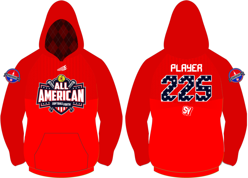 Softball Youth All-Americans Kentucky 2019 Vulcan Hoodie VH1
