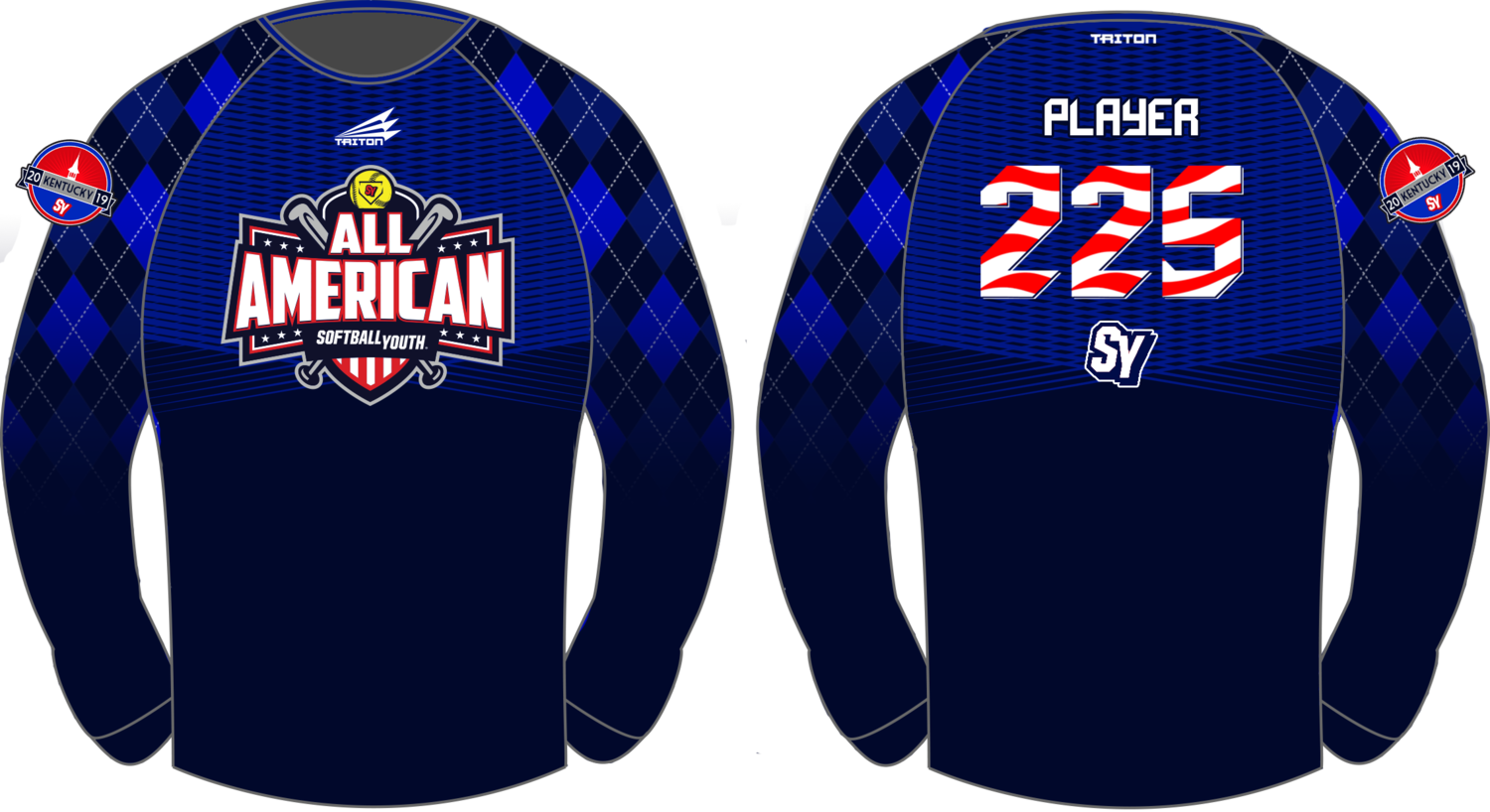 Softball Youth All-Americans Kentucky 2019 Vulcan Pullover VP2