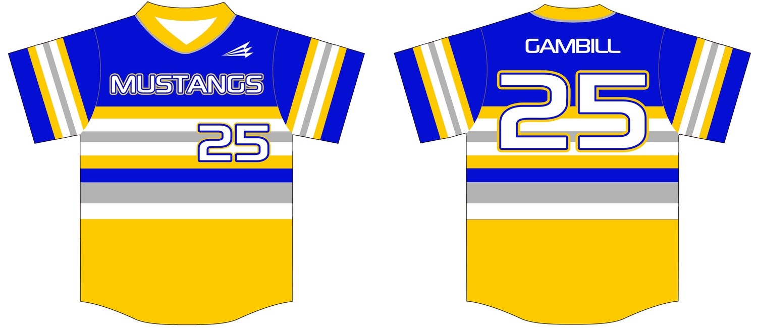 Richmond Hill Mustangs Jersey Design 1