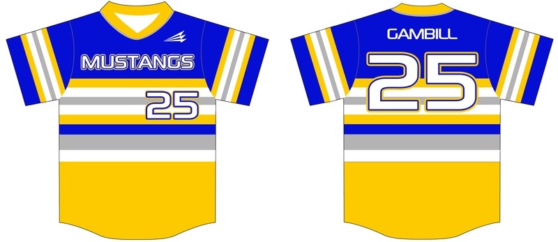 Richmond Hill Mustangs Jersey Design 1