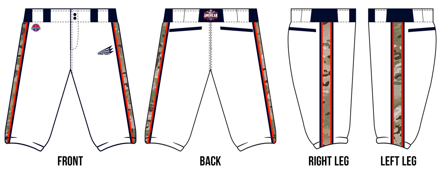 Baseball Youth All-Americans Texas 2019 Knicker Pants BP2