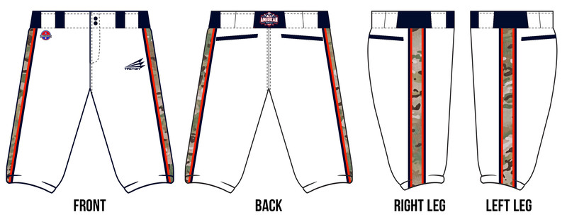 Baseball Youth All-Americans Texas 2019 Knicker Pants BP2