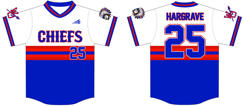 West Ouachita Chiefs (Max Sports) Custom Nanodri Baseball Jersey #J1