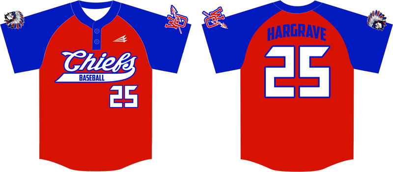 West Ouachita Chiefs (Max Sports) Custom Nanodri Baseball Jersey #J2B