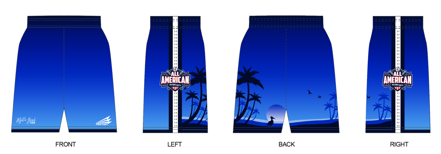 Baseball Youth All-Americans Myrtle Beach 2019 Revolution Pocket Shorts RV1