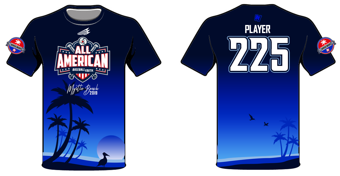 Baseball Youth All-Americans Myrtle Beach 2019 Warm Up HyperTee HT1