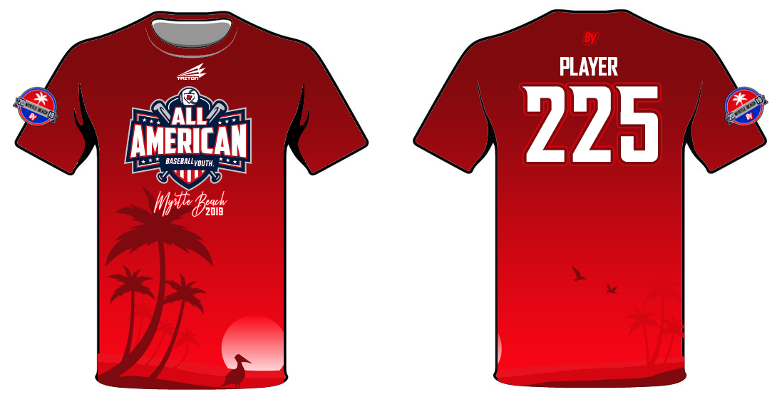 Baseball Youth All-Americans Myrtle Beach 2019 Warm Up HyperTee HT2