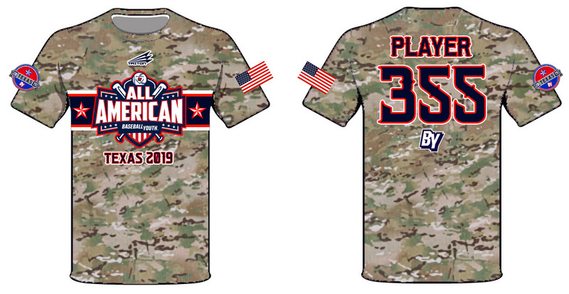Baseball Youth All-Americans Texas 2019 Shortsleeve HyperTee HT1