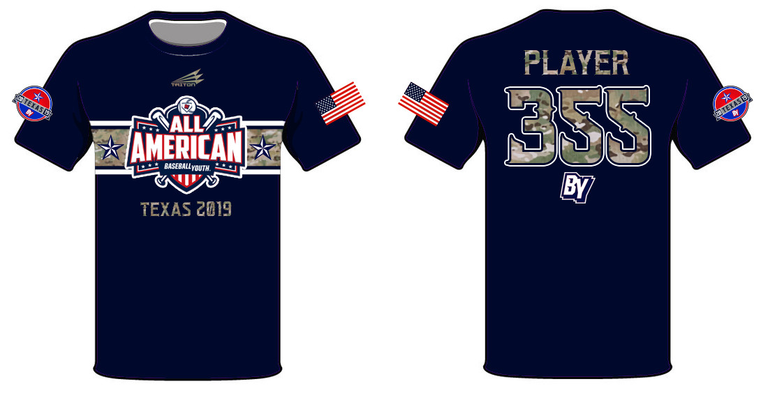 Baseball Youth All-Americans Texas 2019 Shortsleeve HyperTee HT2