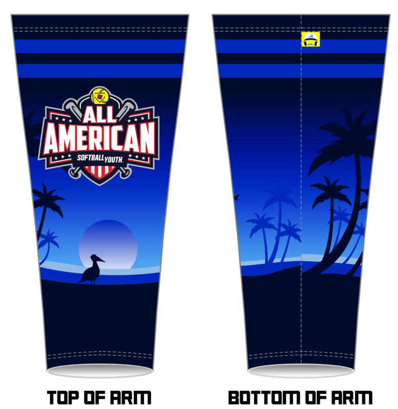 Softball Youth All-Americans Myrtle Beach 2019 Arm Sleeve AS2