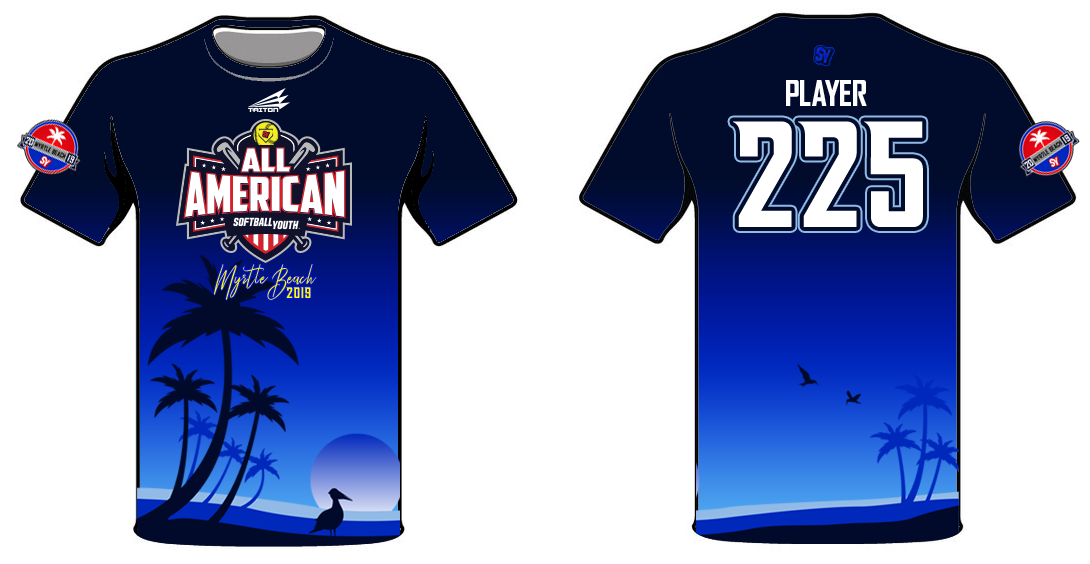 Softball Youth All-Americans Myrtle Beach 2019 Warm Up HyperTee HT2
