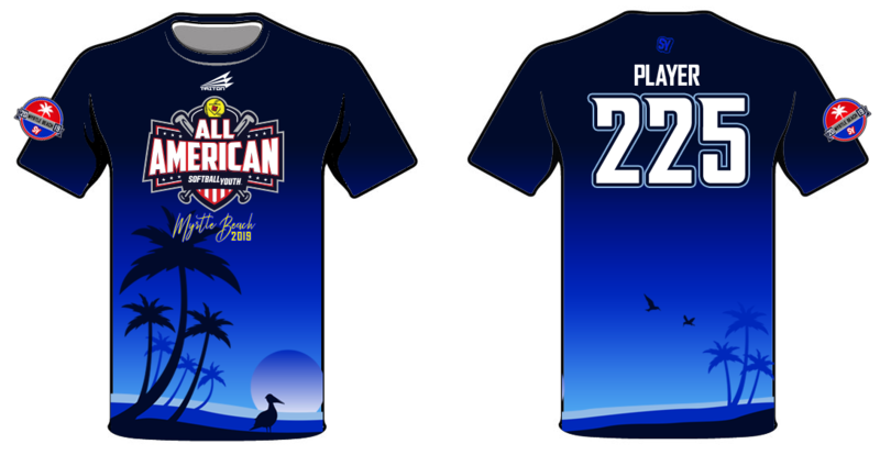 Softball Youth All-Americans Myrtle Beach 2019 Warm Up HyperTee HT2