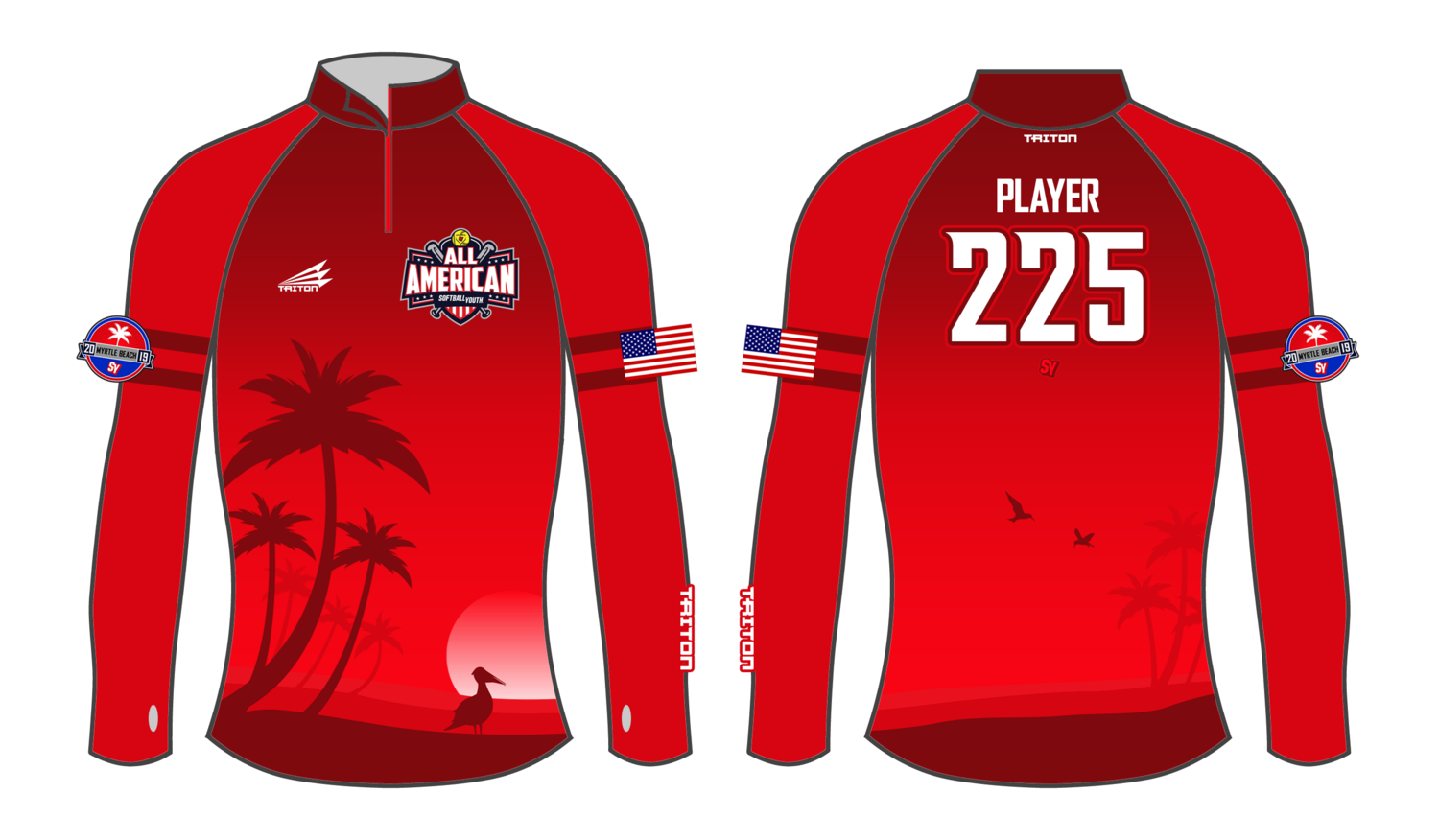 Softball Youth All-Americans Myrtle Beach 2019 Women&#39;s NanoZip WNZ1