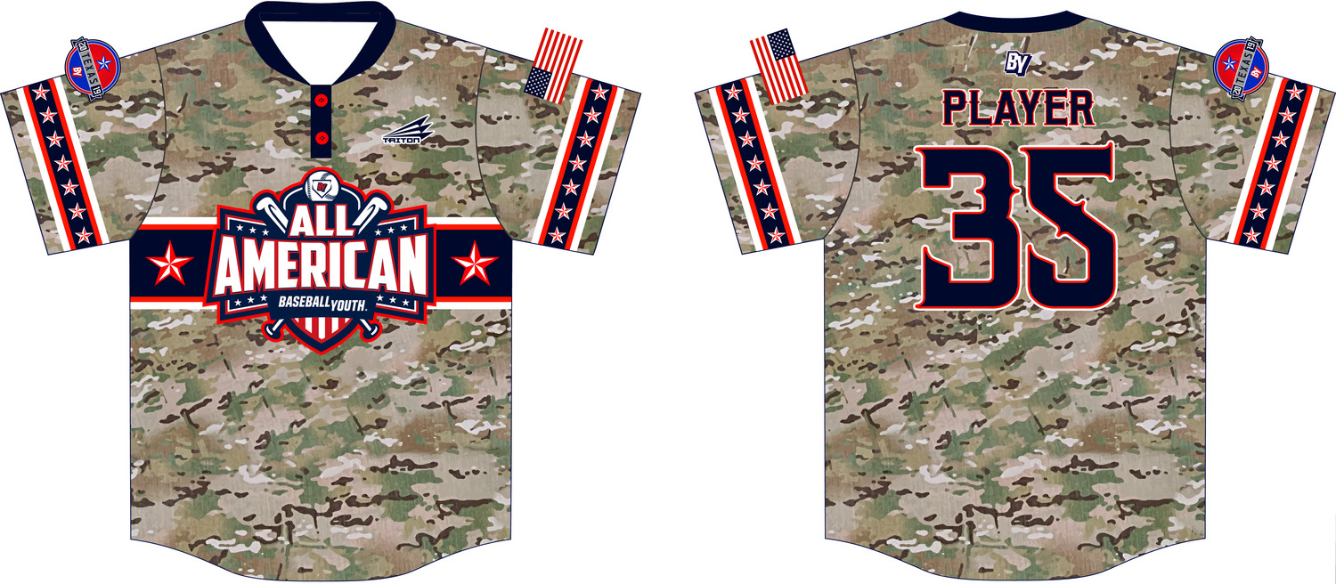 Baseball Youth All-Americans Texas 2019 Baseball Jersey J1A