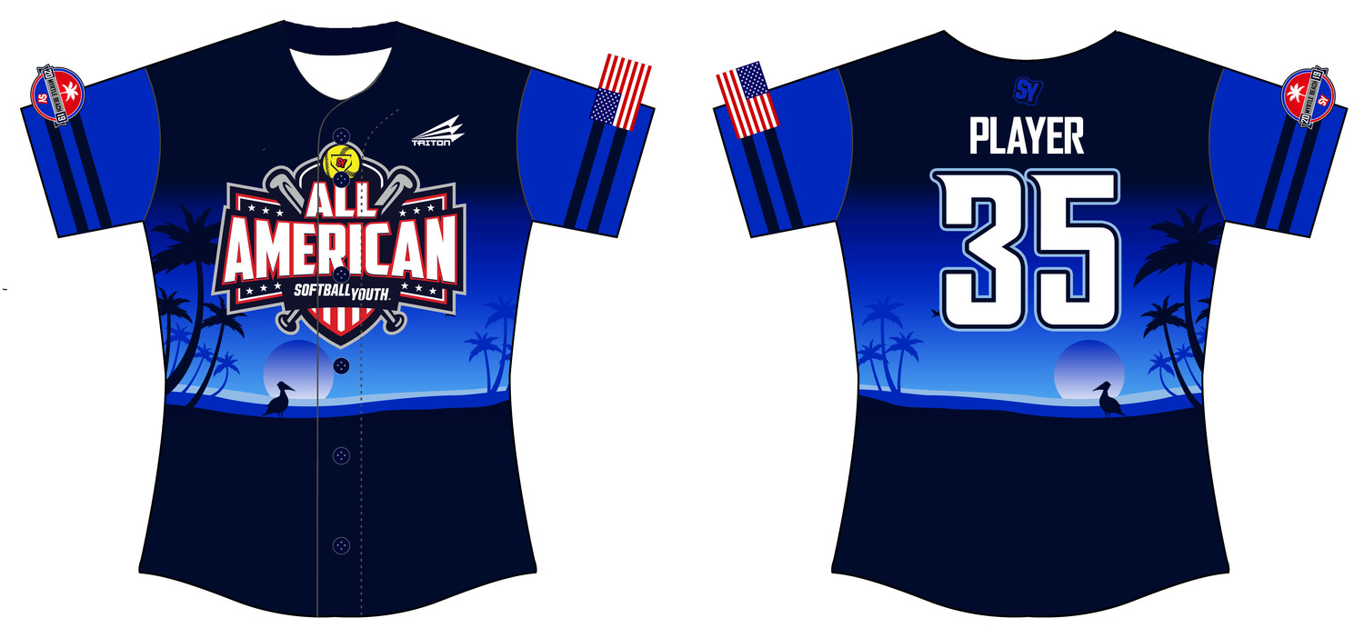 Softball Youth All-Americans Myrtle Beach 2019 Fastpitch Jersey 2A