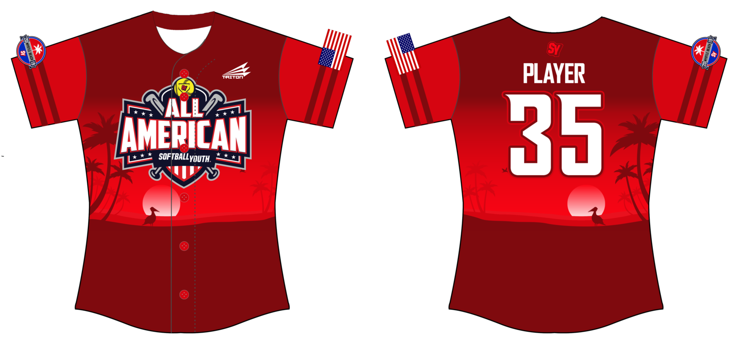 Softball Youth All-Americans Myrtle Beach 2019 Fastpitch Jersey 2B