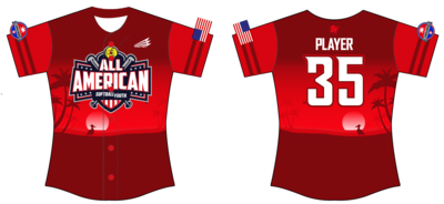 Softball Youth All-Americans Myrtle Beach 2019 Fastpitch Jersey 2B