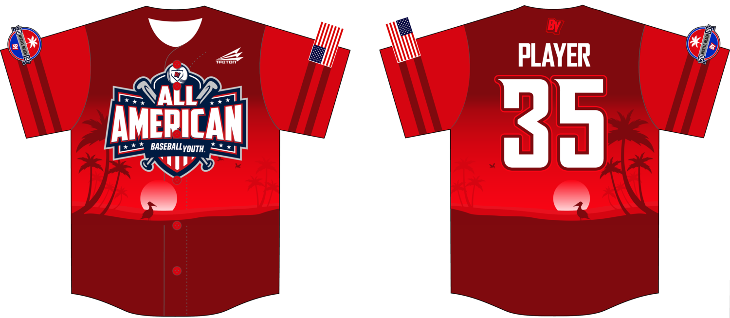 Baseball Youth All-Americans Myrtle Beach 2019 Baseball Jersey 2F